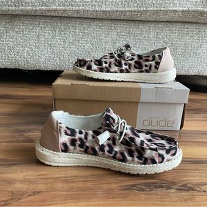 Hey Dude Leopard Rose Shoes